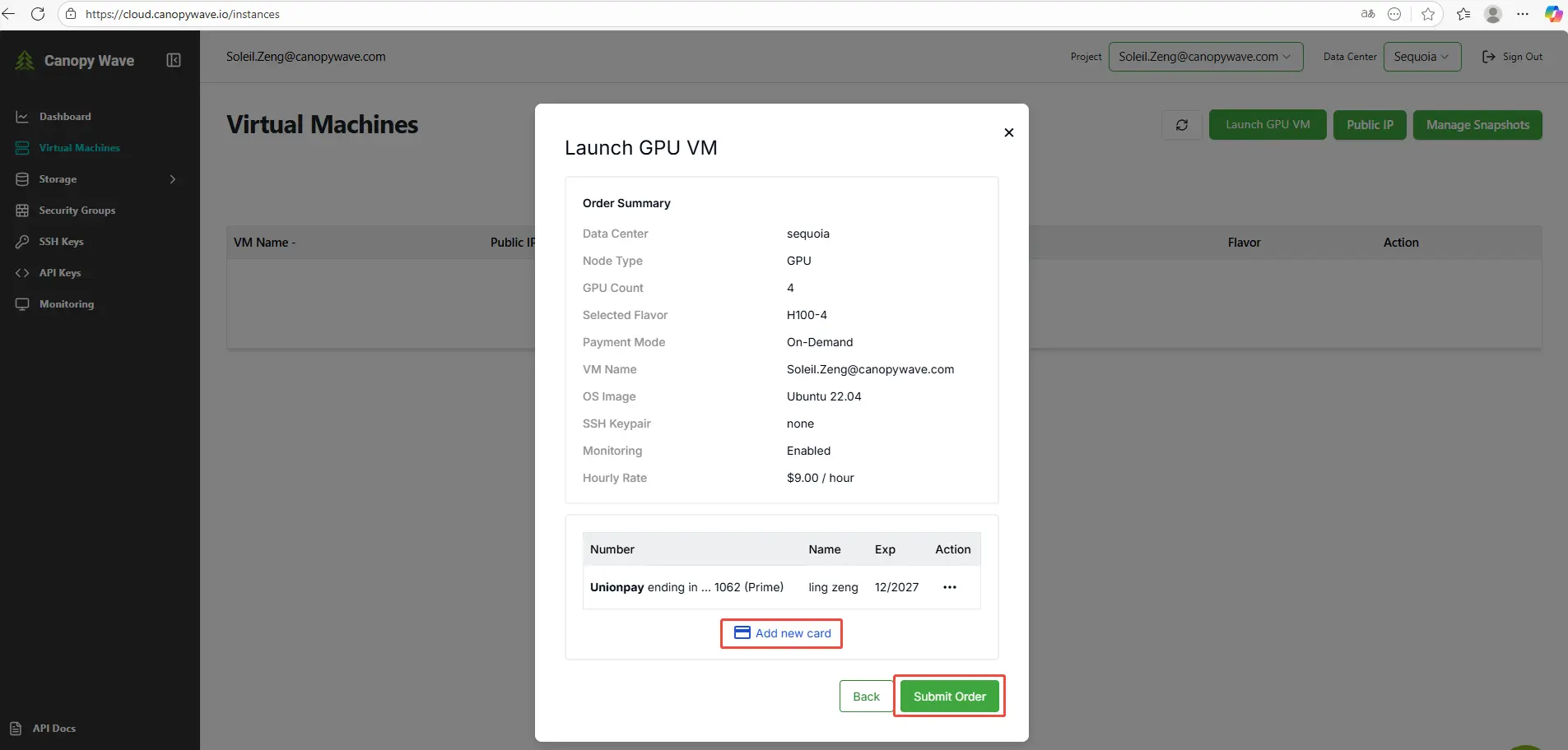 Canopy Deploy Instance | GPU/CPU VM Setup Guide 2026 | CanopyWave