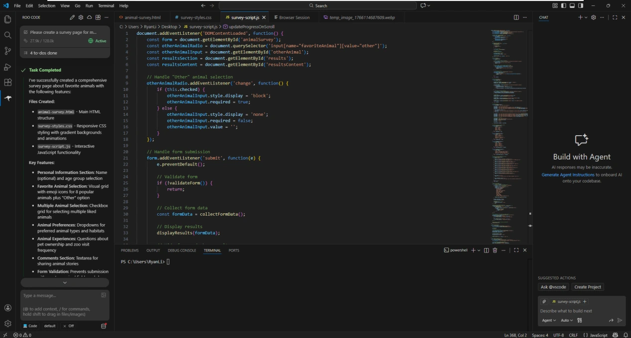 Install Roo Code Extension
