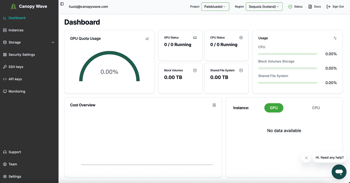 DCIM Dashboard