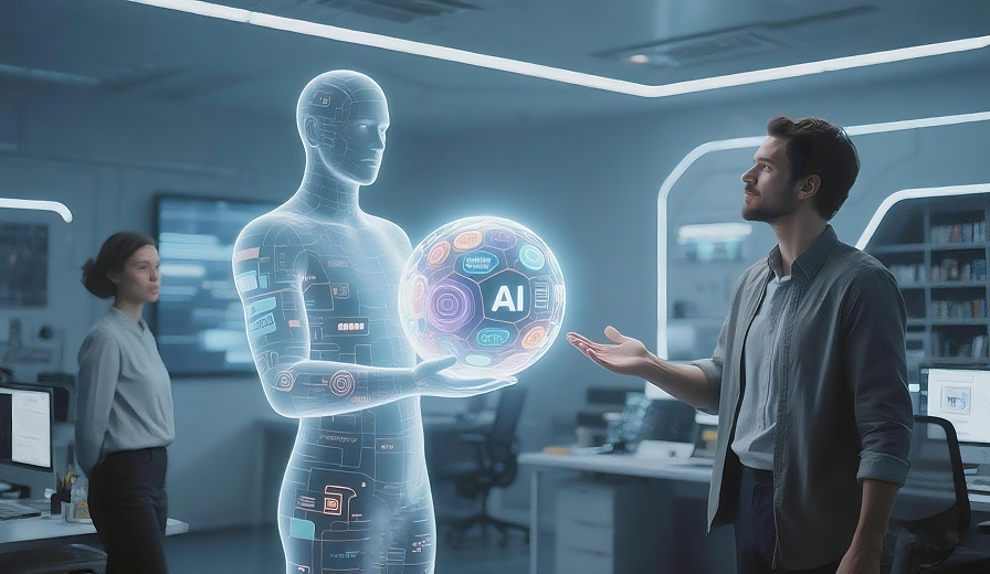 AI Generates Personalized Content Image
