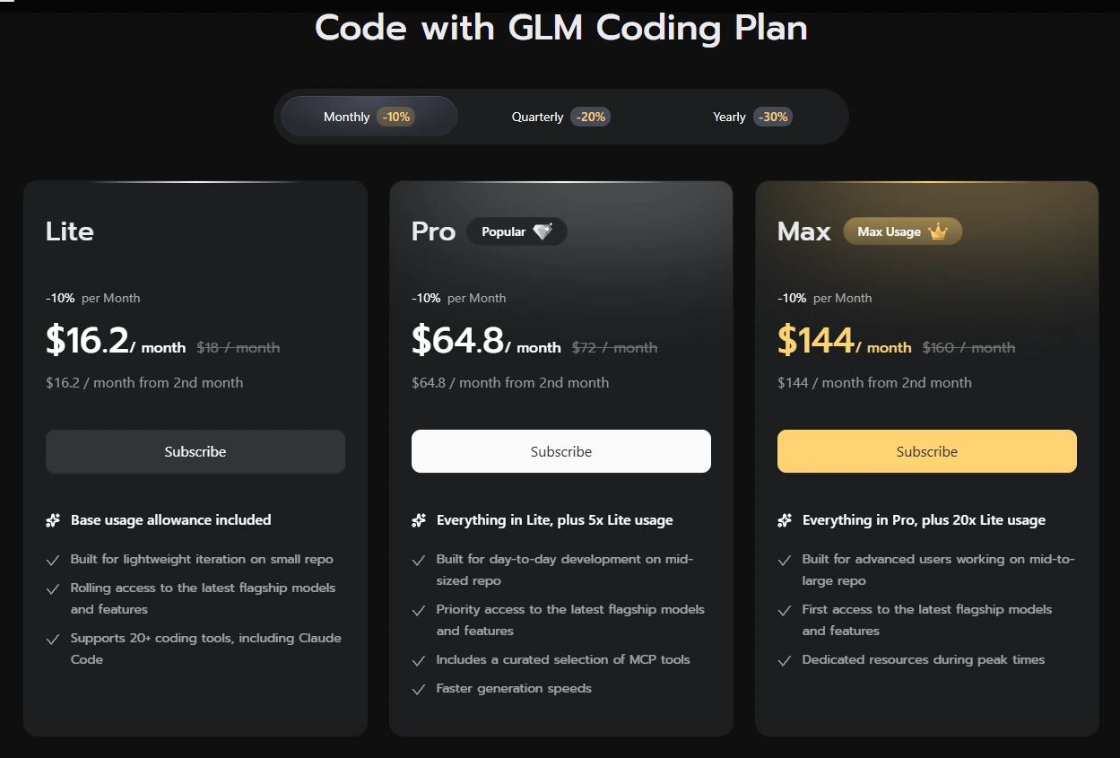 GLM Coding Plan