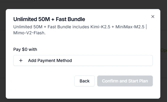 Claiming Free Trial