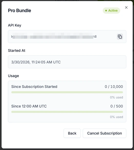 Canceling a Subscription Plan