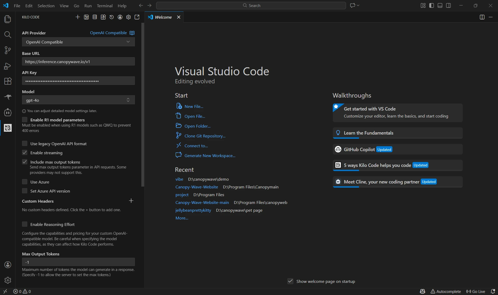 Install Kilo Code Extension