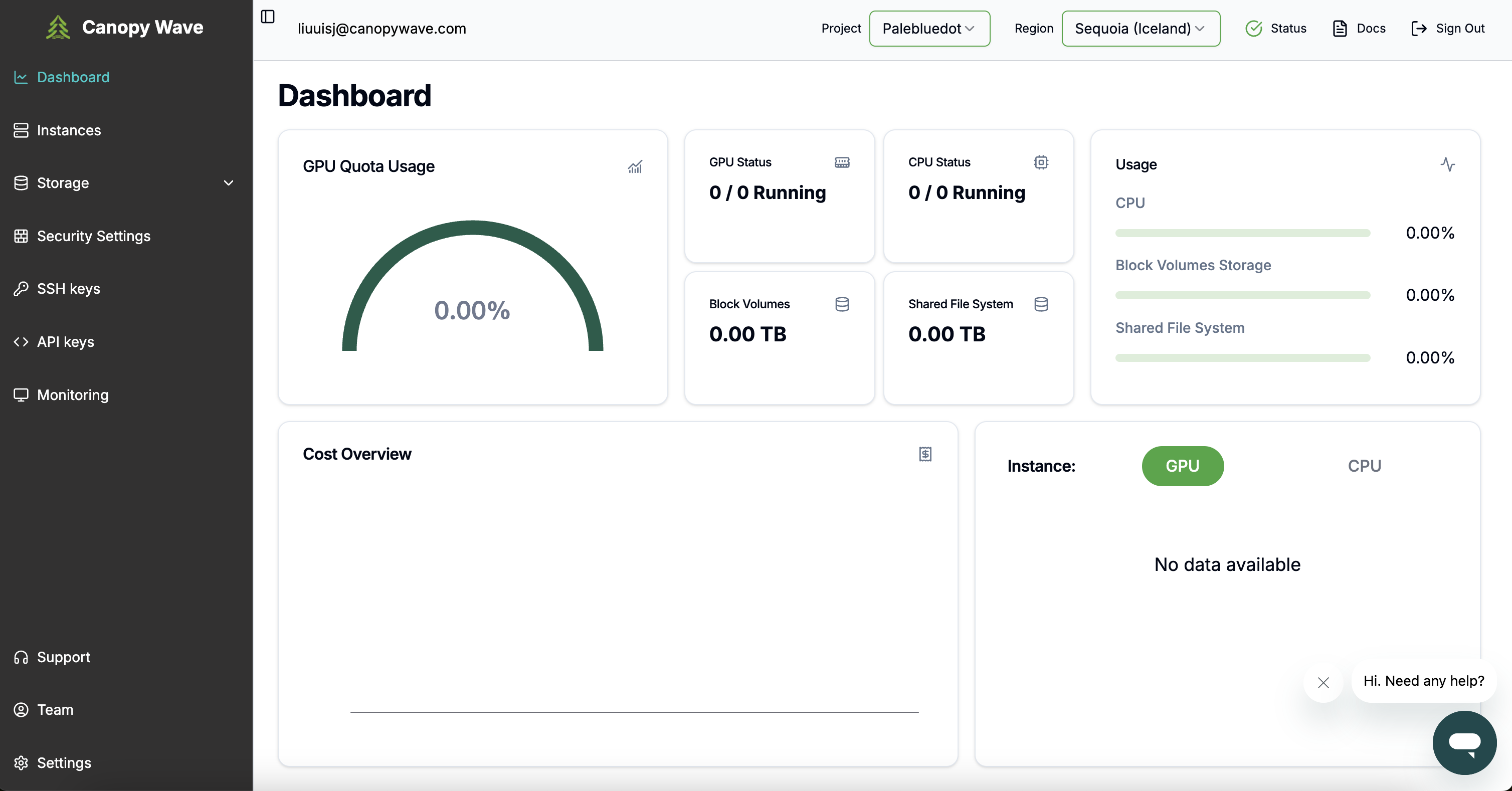 DCIM Dashboard