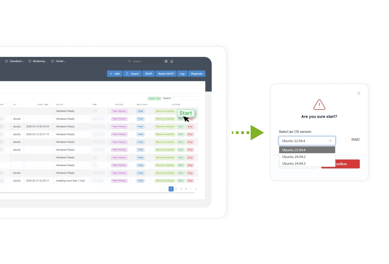 Performance Cookbook — server image and BIOS configuration management
