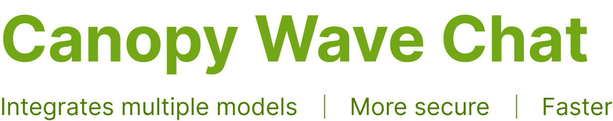 Canopy Wave Chat