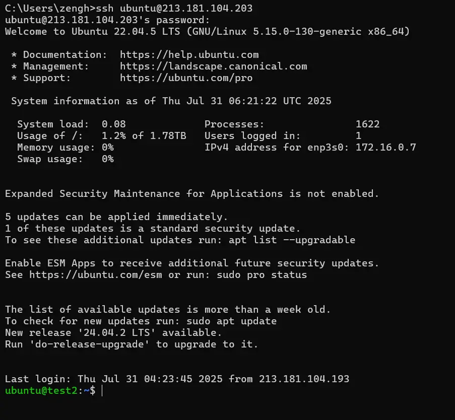 lsb_release -a command output