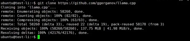 sudo apt update command output